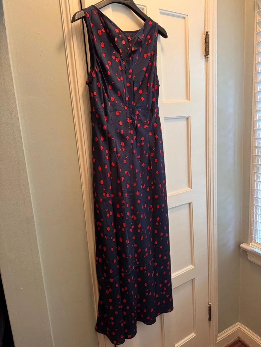 J.Crew Bias-cut slip dress in cherry print CS927